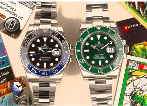 rolex hulk and batman